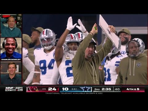 Charles Barkley explains why he didn't continue to play football 🤣 | ManningCast