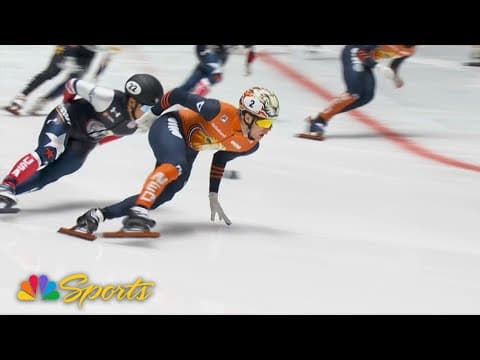U.S. skates to season's first mixed relay podium at Dordrecht World Tour | NBC Sports