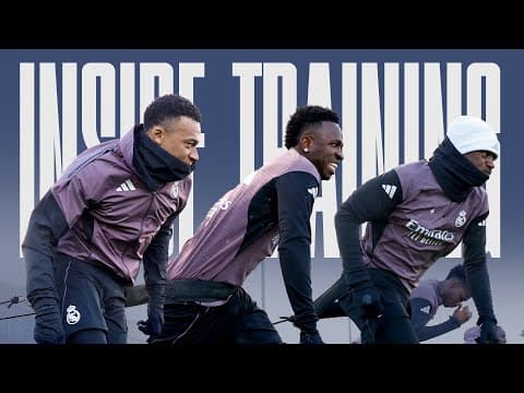 Physical prep and ball work at Real Madrid City!