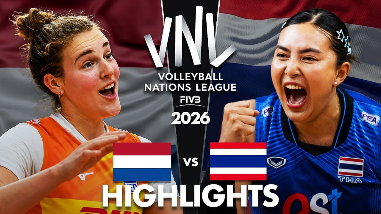 Thailand 🇹🇭 vs Netherlands 🇳🇱 | Highlights | Women's VNL 2026