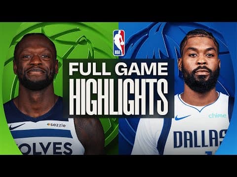 TIMBERWOLVES at MAVERICKS | FULL GAME HIGHLIGHTS | January 28, 2026