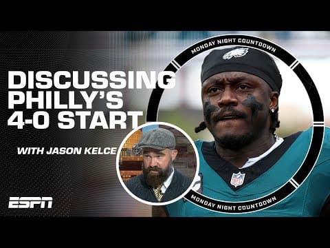 ‘Winning hides everything’ 👀 Jason Kelce discusses the Eagles’ 4-0 start | Monday Night Countdown