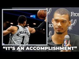 Victor Wembanyama on Spurs Win Streak and Keeping Momentum Forward