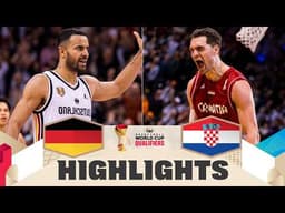 Germany 🇩🇪 v Croatia 🇭🇷 | Highlights | FIBA Basketball World Cup 2027 European Qualifiers