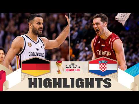 Germany 🇩🇪 v Croatia 🇭🇷 | Highlights | FIBA Basketball World Cup 2027 European Qualifiers