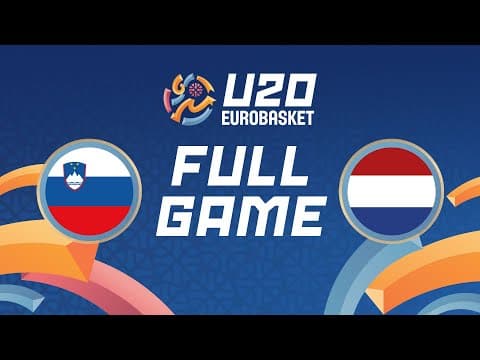 LIVE - Slovenia v Netherlands | FIBA U20 Women's EuroBasket 2025 | Class. Games 9-16
