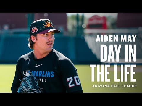 A Day in the Arizona Fall League with Aiden May