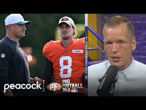 Browns’ Kenny Pickett is most likely to back up Joe Flacco | Pro Football Talk | NFL on NBC