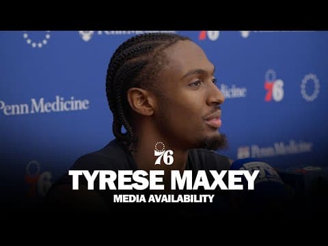 Philadelphia 76ers Practice Media Availability 🎙️ | Tyrese Maxey | 10.20.25