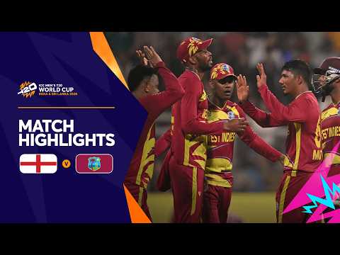 ENG v WI | Match Highlights | T20WC 2026