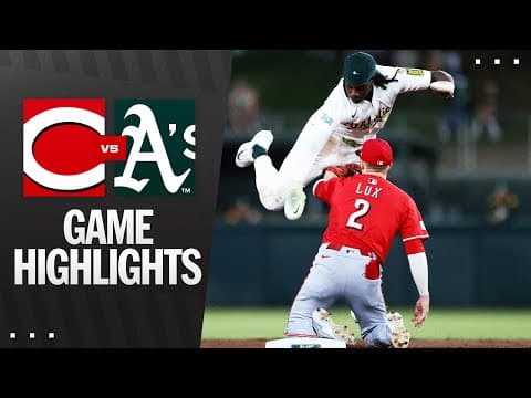 Reds vs. Athletics Highlights (9/13/25) | MLB Highlights