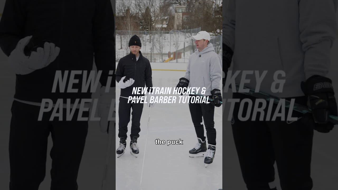 NEW iTRAIN HOCKEY & PAVEL BARBER TUTORIAL #hockeycoaching #hockeytraining
