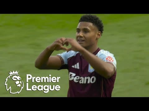 Ollie Watkins lobs Bernd Leno to bring Aston Villa level with Fulham | Premier League | NBC Sports