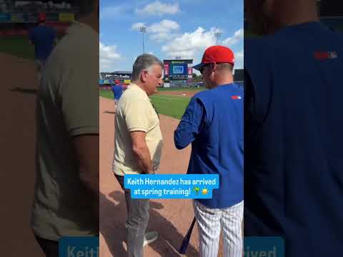 Look who has arrived in PSL, Keith Hernandez says hi to the Mets as he checks in at spring training!