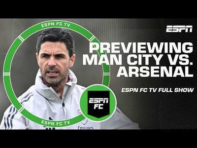 Mikel Arteta & Pep Guardiola look ahead to Man City vs. Arsenal [FULL SHOW] | ESPN FC
