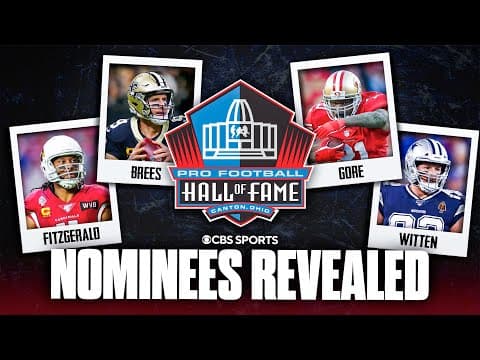 2026 Pro Football Hall of Fame Nominees Revealed | Which players will make it? 👀