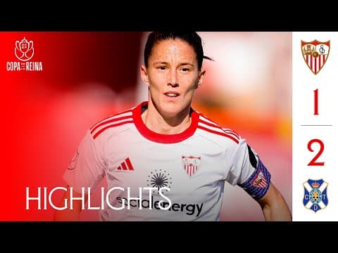 Sevilla FC Femenino - CD Tenerife (1-2) Liga F Moeve | Resumen