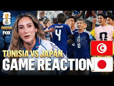 Japan Sleeper Team? 🤔 Instant Reaction to Japan's 4-0 win over Tunisia