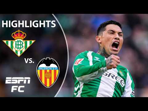 LAST MINUTE FINISH! Real Betis vs. Valencia | LALIGA Highlights | ESPN FC