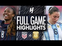 USA vs Argentina - ALL GOALS & HIGHLIGHTS | March 1, SheBelieves Cup 2026