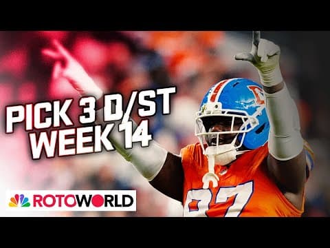 Seahawks, Broncos, Jaguars top Defense (D/ST) Start 'Em/Sit 'Em for Week 14 | Rotoworld | NFL on NBC