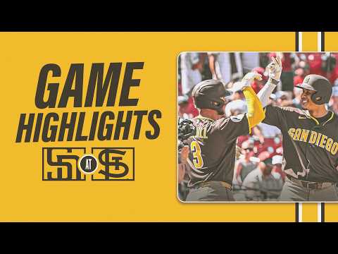 PADRES vs. CARDINALS Full Game Highlights (6/17/26) | MLB Highlights