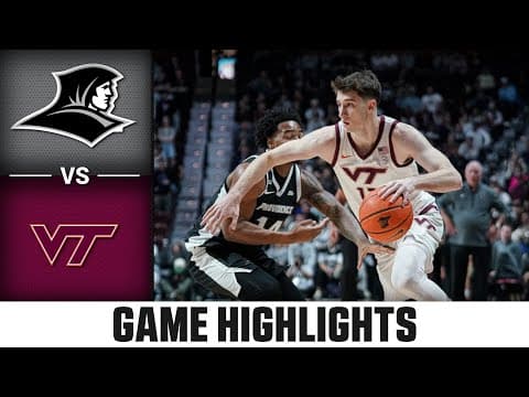 Providence vs. Virginia Tech Game Highlights | 2025-26 ACC Men's Basketball