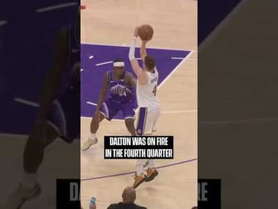 Dalton's fourth quarter TAKEOVER #lakers