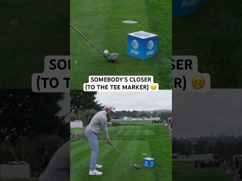 How close are you teeing it up on No. 3? 👀