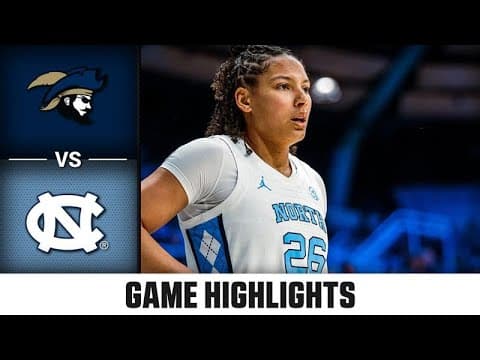 Charleston Southern vs. North Carolina Game Highlights | 2025-26 ACC Women's Basketball