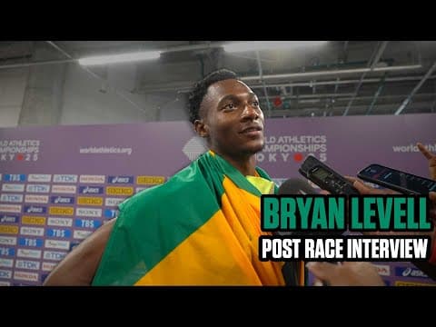 Bryan Levell Claims the Bronze in Men's 200M | Post Race Interview | 2025 World Championships Tokyo