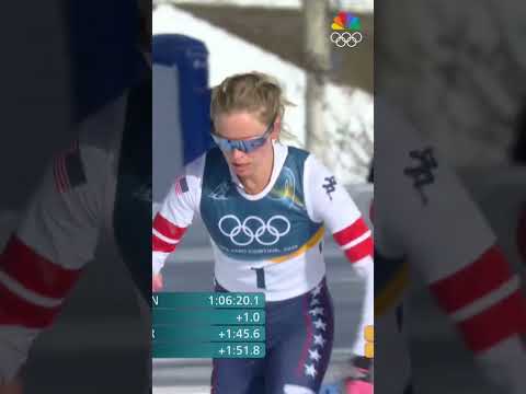 Jessie Diggins finishes fifth in the women’s 50km mass start for Team USA.  🇺🇸❄️