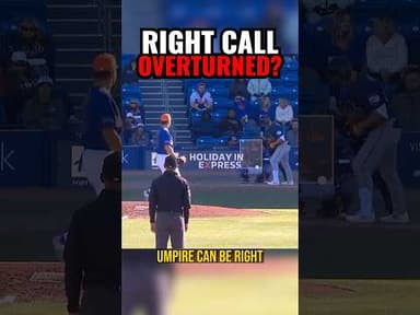 An umpire can make the correct call according to the rule book and still get overturned by ABS 🤔