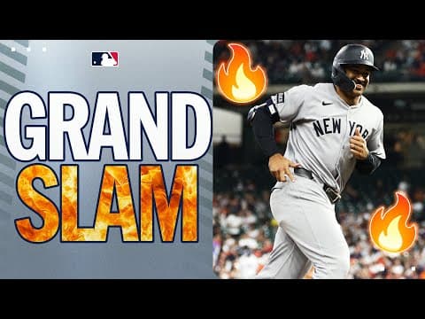 GrisHIM!😏Trent Grisham launches a GRAND SLAM against the Astros in Yankees win!!