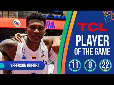 Yeferson Guerra (11 PTS) | TCL Player Of The Game | PAN 🇵🇦 vs VEN 🇻🇪 | FIBA AmeriCup 2025