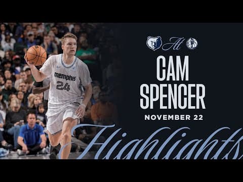 Cam Spencer Highlights vs  Dallas Mavericks
