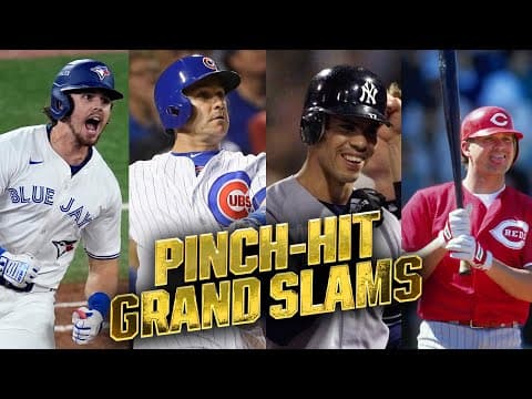 There have been only 4 pinch-hit grand slams in Postseason history! (Only 1 in the World Series!) 😱