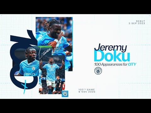 100 CITY GAMES FOR DOKU! | The most in-form winger in the WORLD! ⚡️