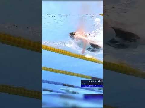 🇮🇪 Daniel Wiffen’s Epic 800m Free Clash for World Championship Gold 🤯 #swimming