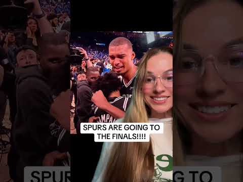 SPURS ARE GOING TO THE FINALS!!