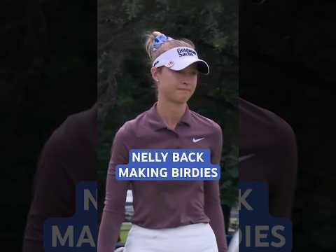 Nelly Korda converts the birdie chance to extend her lead 🔥
