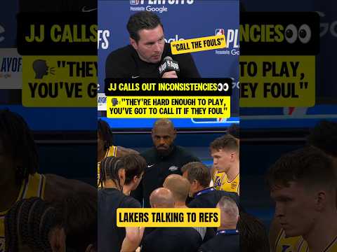 JJ just wants the same fouls called🙃