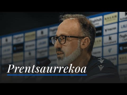 RUEDA DE PRENSA | Pellegrino Matarazzo | Real Madrid - Real Sociedad