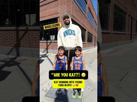 KAT gave these kids a moment they’ll never forget 🙌🔥
