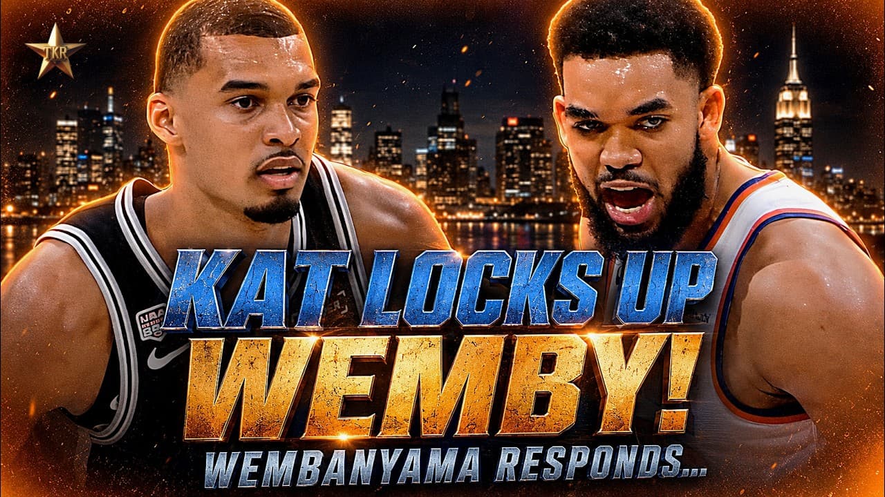 KAT LOCKS UP Victor Wembanyama! Wemby RESPONDS... | Knicks News