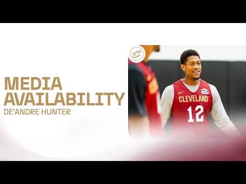 Cavs Practice | De'Andre Hunter Media Availability | 12.9.2025