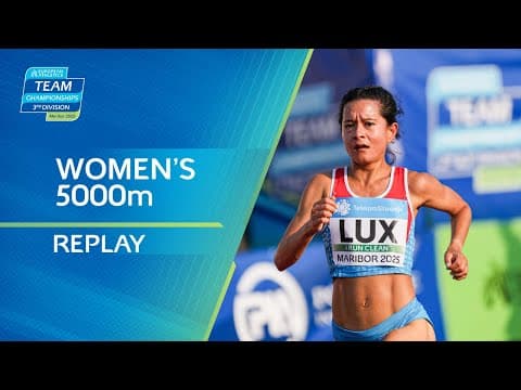 Women's 5000m Replay | Division 3 European Team Championships | Maribor 2025