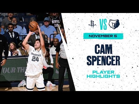 Cam Spencer Highlights vs. Houston Rockets