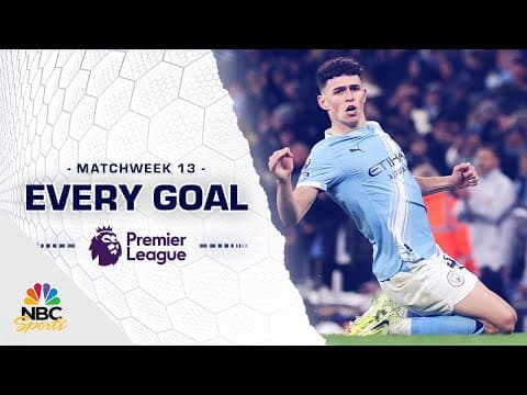 Every Premier League goal from Matchweek 13 (2025-26) | Premier League | NBC Sports