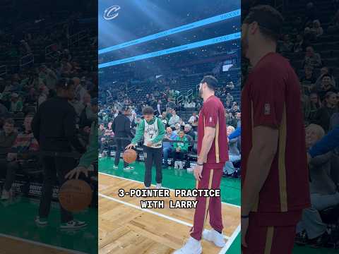 Larry’s teaching Cavs Hoops 101 ahead of CLE vs. BOS on @nbaonespn. #LetEmKnow